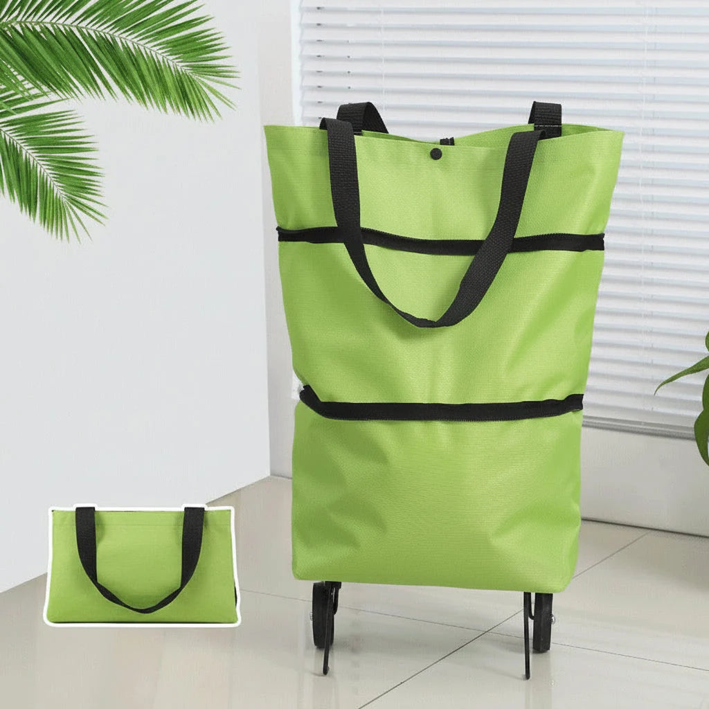 Vehicle-Ready Foldable Grocery Cart Bag – The Rolling Shopping Bag