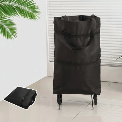 Vehicle-Ready Foldable Grocery Cart Bag – The Rolling Shopping Bag