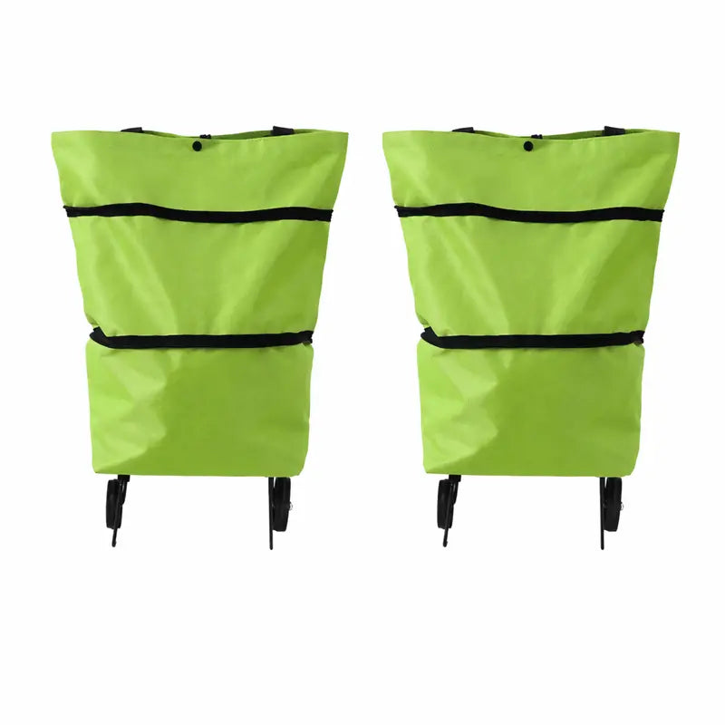 Vehicle-Ready Foldable Grocery Cart Bag – The Rolling Shopping Bag