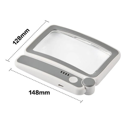 Rechargeable Folding LED Magnifier for Reading