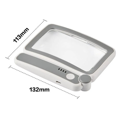 Rechargeable Folding LED Magnifier for Reading