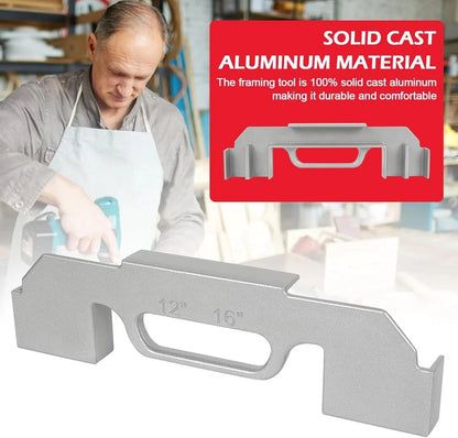 Workshop-Ready Framing Tool, 12/14/16 Inch On-Center Stud Layout