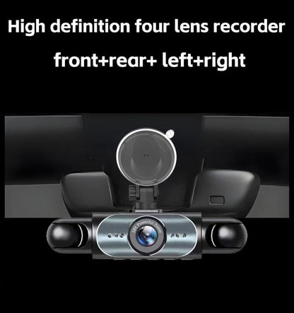 Vehicle-Ready Full View Car Dashcam System for Garage Use