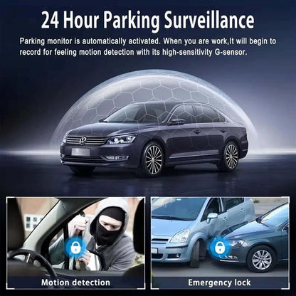 Vehicle-Ready Full View Car Dashcam System for Garage Use