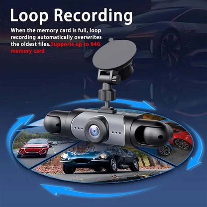 Vehicle-Ready Full View Car Dashcam System for Garage Use
