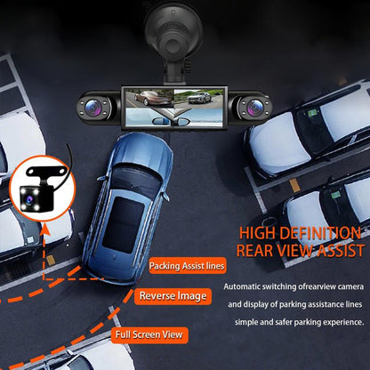 Vehicle-Ready Full View Car Dashcam System for Garage Use