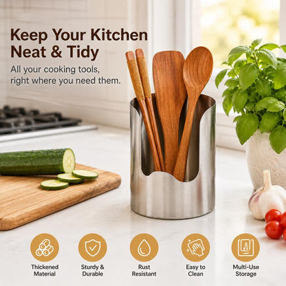 Practical Multi-Functional Kitchen Utensil Holder for Kitchen Prep