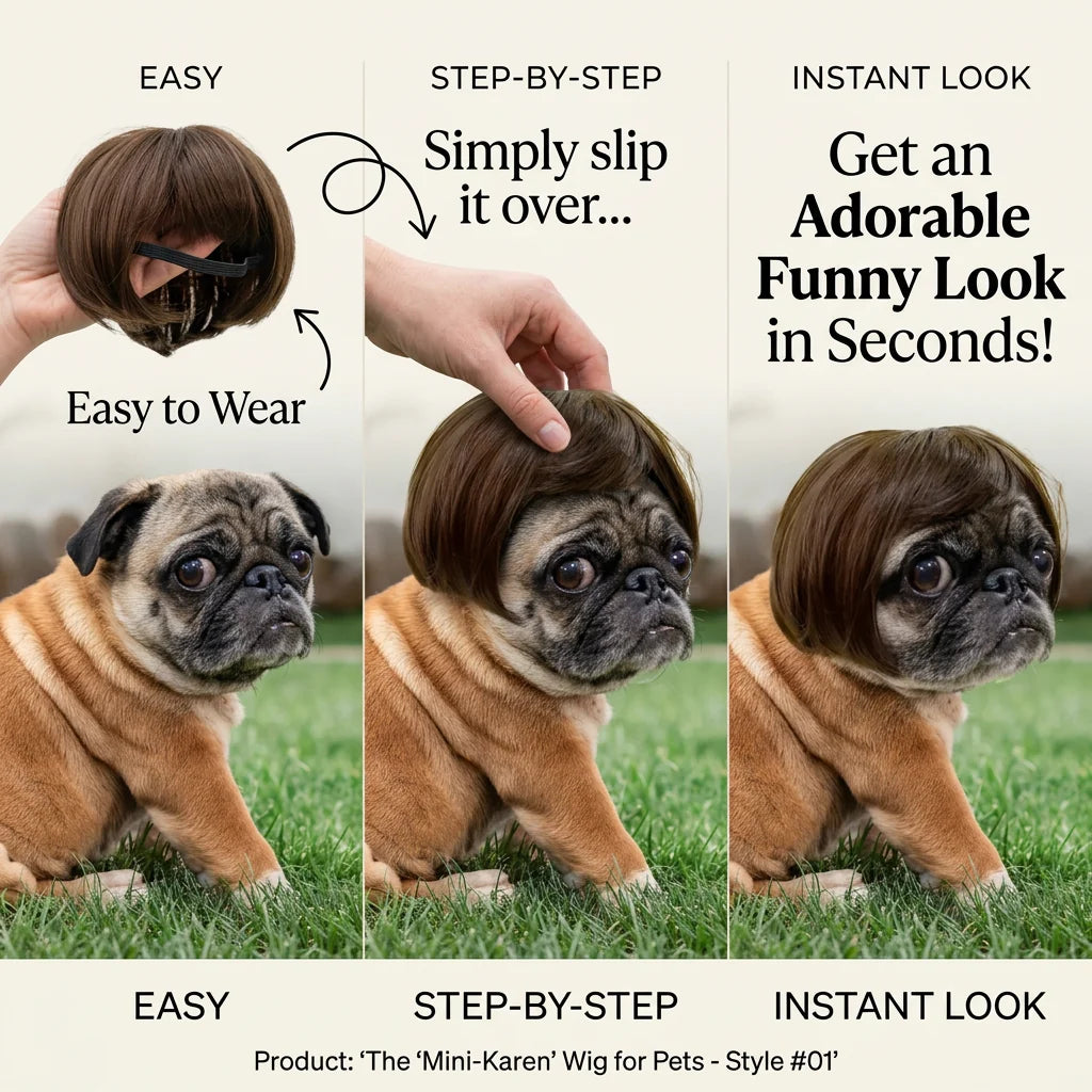 Purpose-Built Pet Wig Hair Accessories for – & Cats for Everyday Use