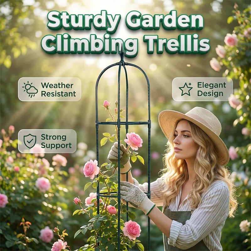 Garden Trellis Support for Climbing Flowers and Vegetable Vines