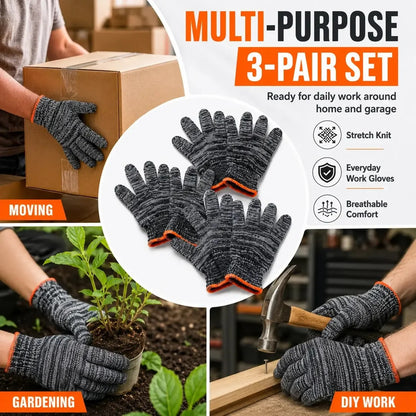 Outdoor Gardening Gloves for Men & Women– Breathable Stretch Work