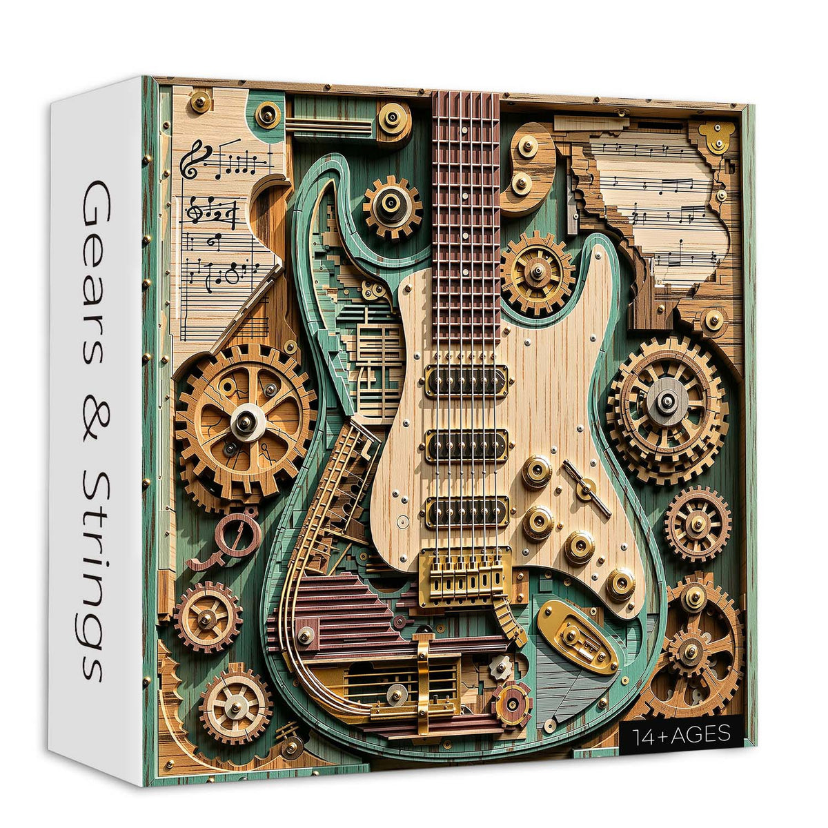 Hands-On Gears & Strings Jigsaw Puzzle 1000 Piece for Creative Play