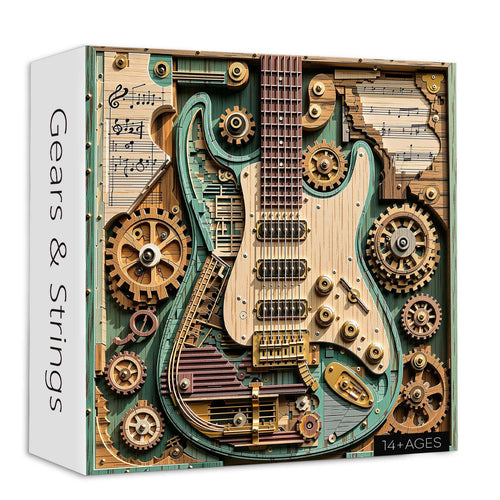 Hands-On Gears & Strings Jigsaw Puzzle 1000 Piece for Creative Play