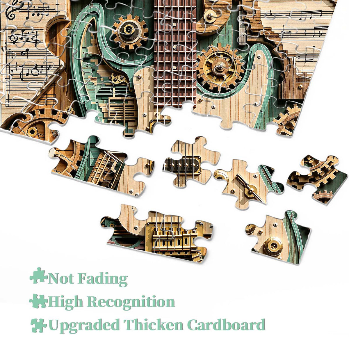 Hands-On Gears & Strings Jigsaw Puzzle 1000 Piece for Creative Play