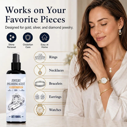 Easy-Care Gentle Jewelry Cleaning Spray for Routine Upkeep