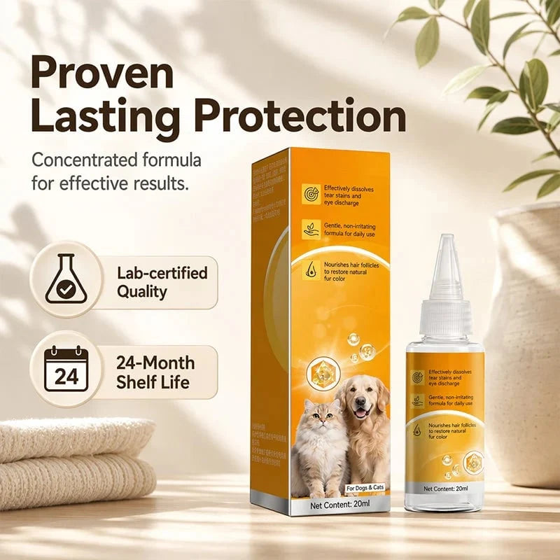 Pet-Friendly Gentle Pet Eye Stain Remover Essence Nourishing