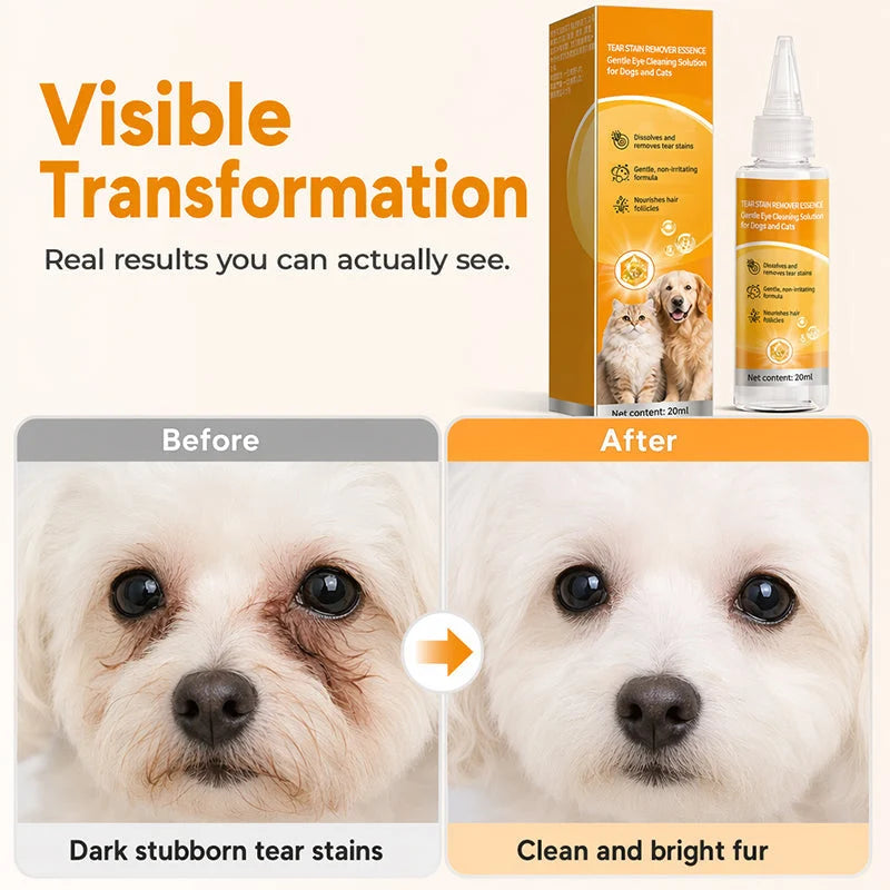 Gentle Pet Eye-Care Solution for Cleansing Around the Eyes