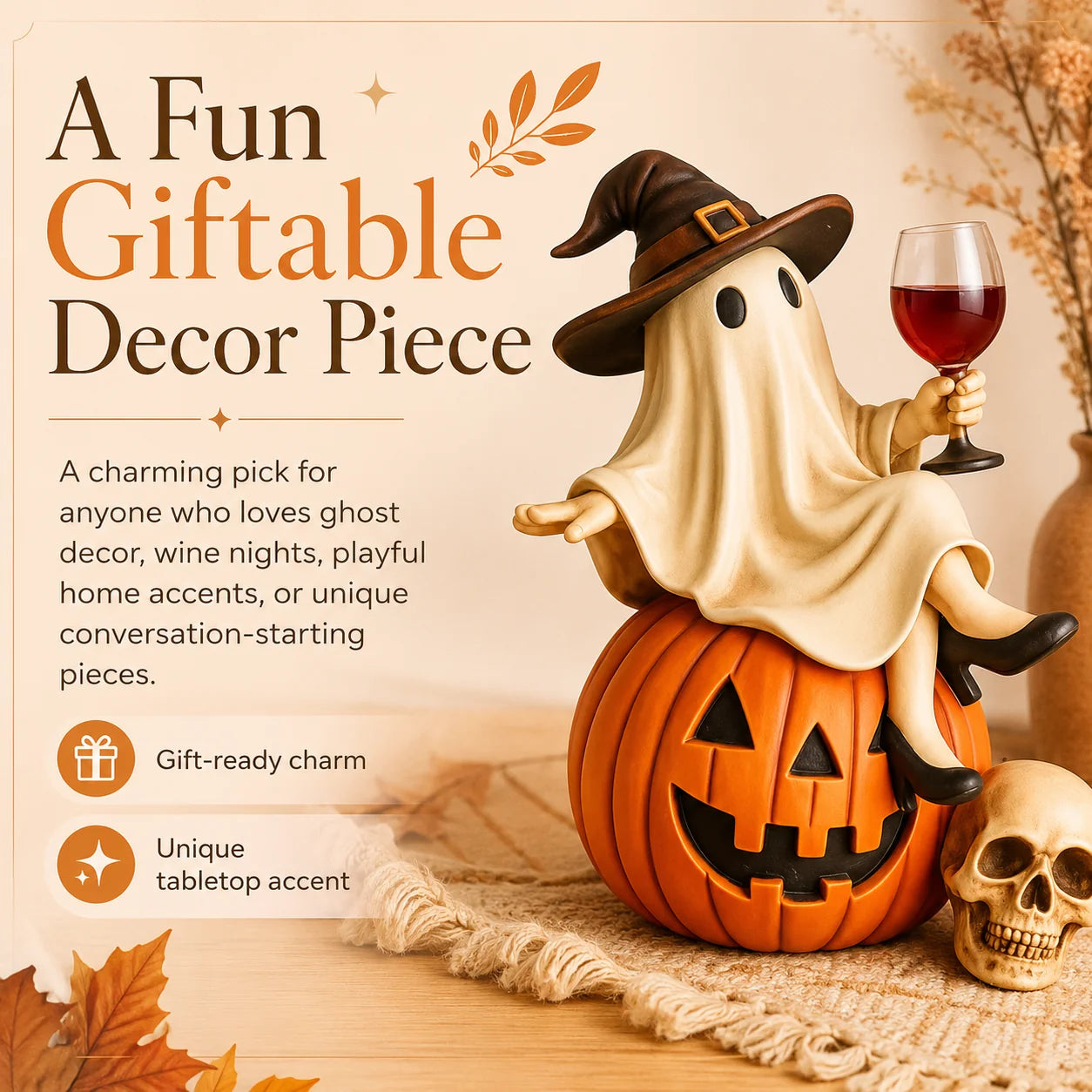 Purpose-Built Ghost Wine Night Decor for Everyday Use