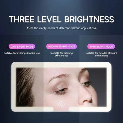Vehicle-Ready LED Lighted Car Visor Mirror – Dimmable Auto Makeup