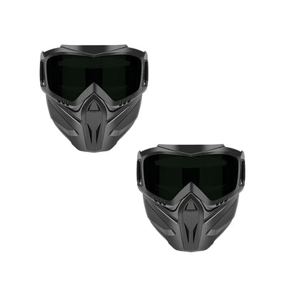 Versatile Detachable Full Face Goggle Mask