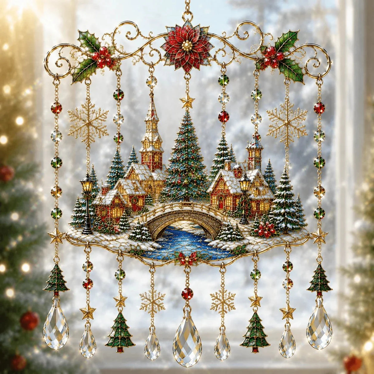 Purpose-Built Handmade Stained Glass Window Hanging – Tempered