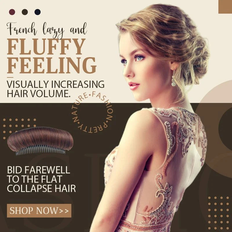 Purpose-Built Invisible Fluffy Hair Pad for Everyday Use