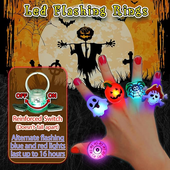 Decorative LED Light Glowing RingSet of 50 PCS for Focused Lighting