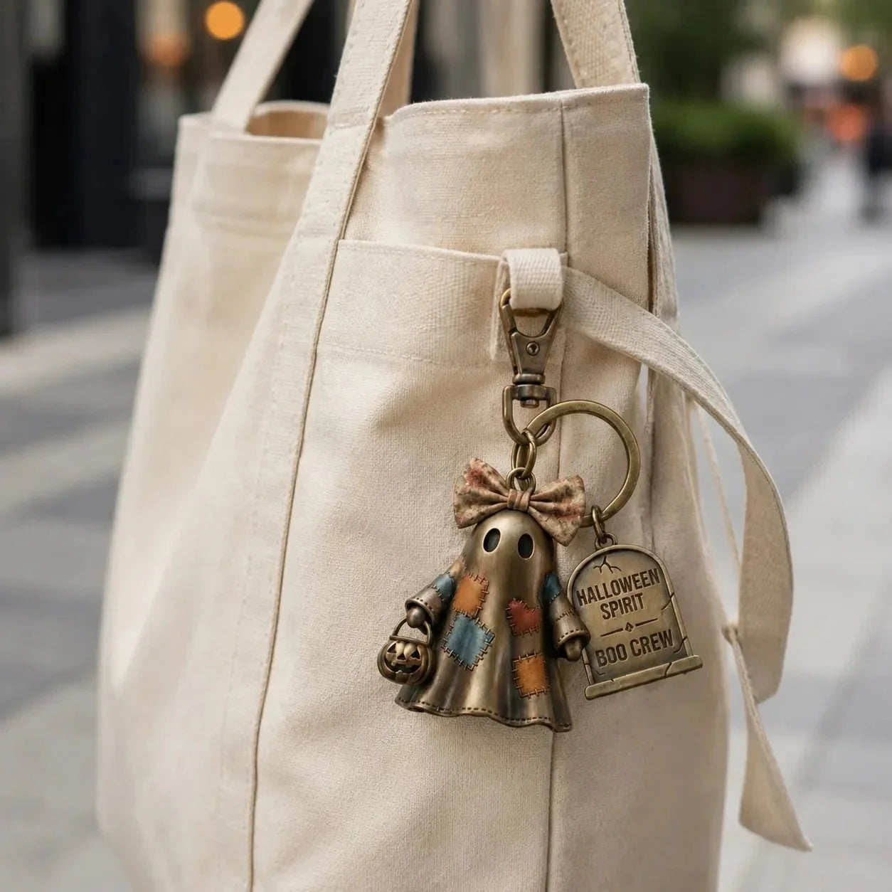Purpose-Built Spirit Boo Crew Ghost Keychain for Everyday Use