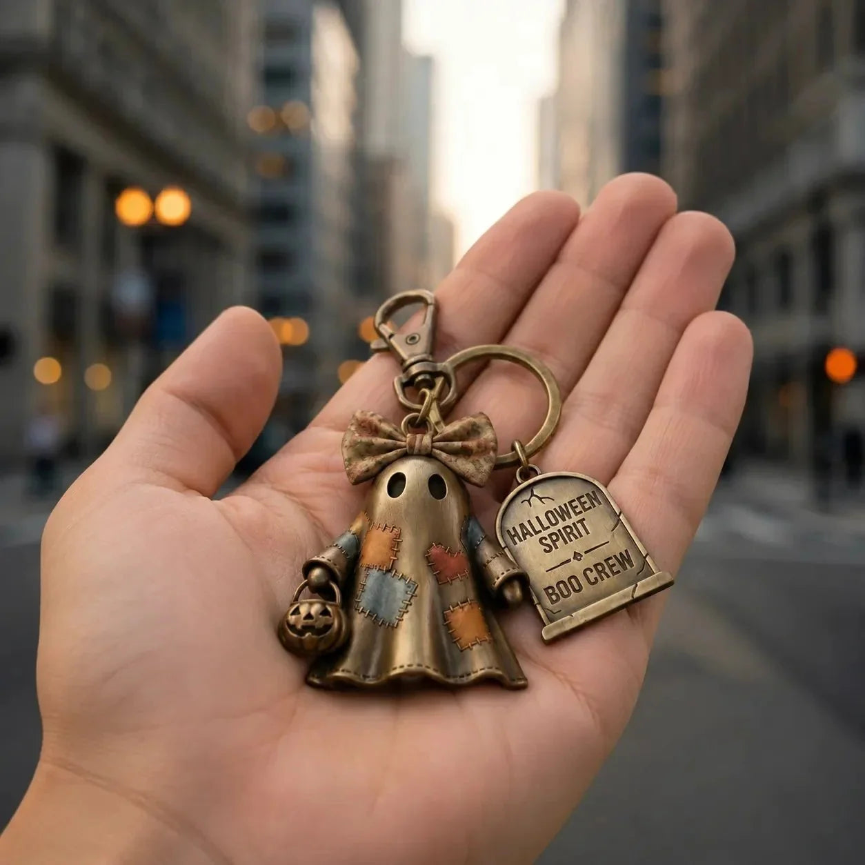 Purpose-Built Spirit Boo Crew Ghost Keychain for Everyday Use