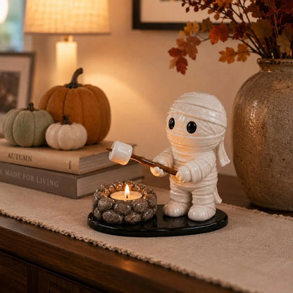 Decorative Campfire Tealight Holder for Focused L – Halloween Campfire