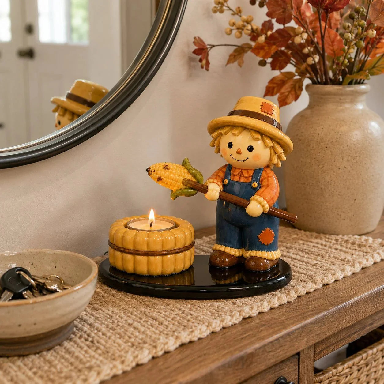 Decorative Campfire Tealight Holder for Focused L – Halloween Campfire