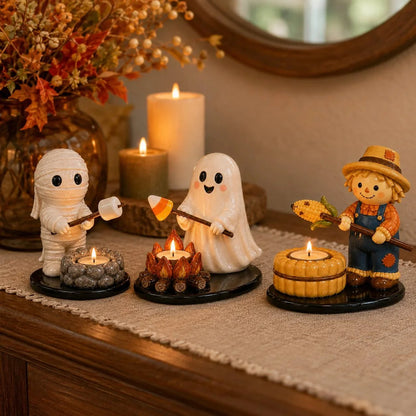 Decorative Campfire Tealight Holder for Focused L – Halloween Campfire