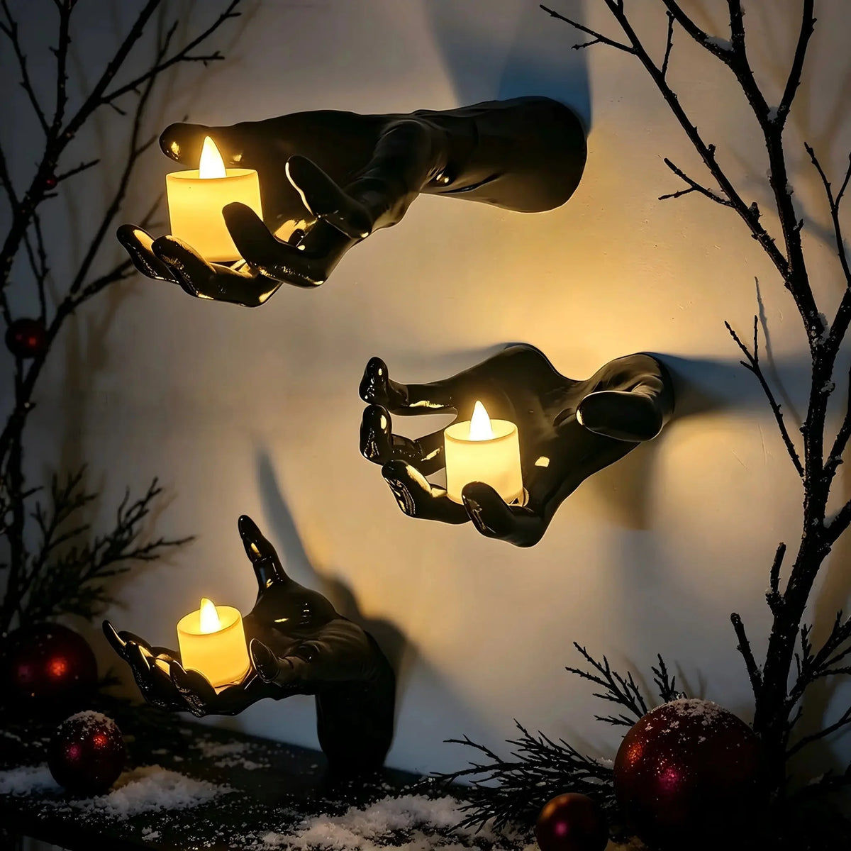 Vehicle-Ready Decorations, Pack of 3 Wall Mounted Creepy Reaching