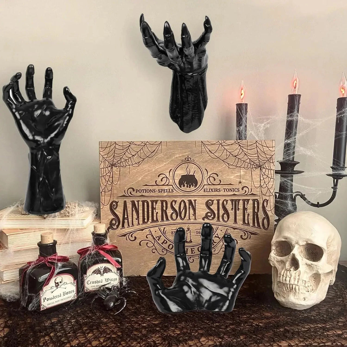 Vehicle-Ready Decorations, Pack of 3 Wall Mounted Creepy Reaching