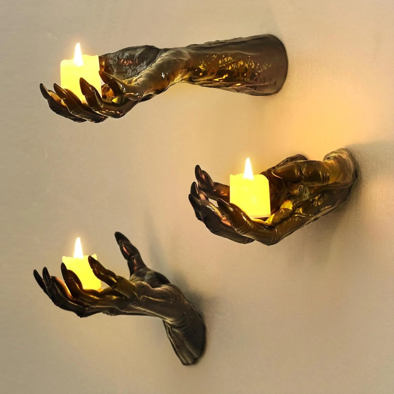 Decorative Decorations, Pack of 3 Wall Mounted Creepy Reaching Hands