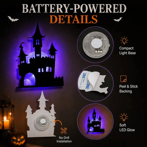 Decorative LED Wall Light Stickers for Focused Lighting