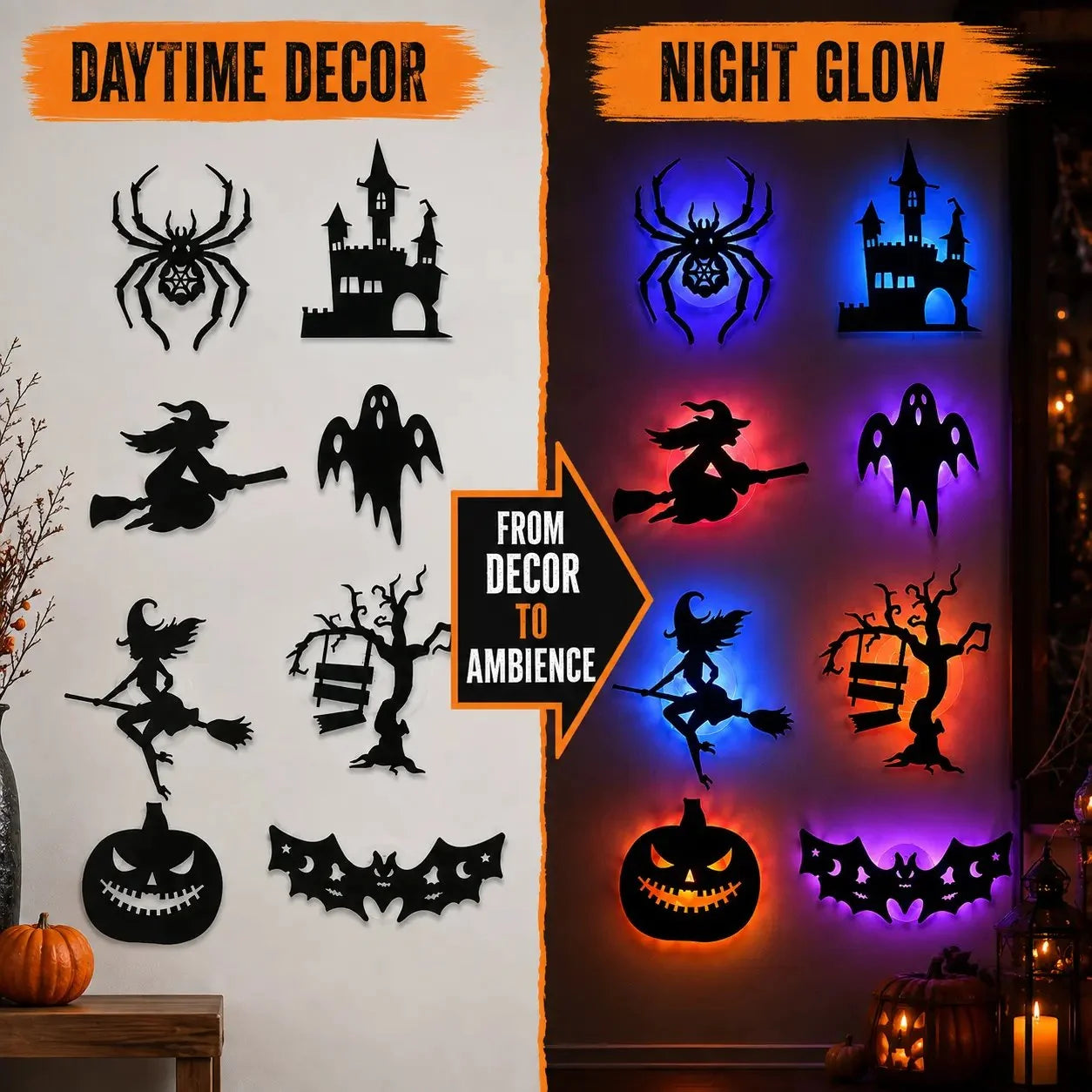 Decorative LED Wall Light Stickers for Focused Lighting