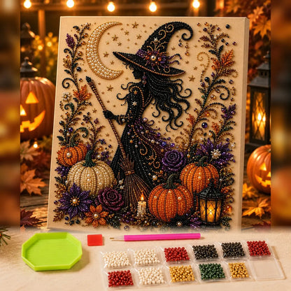 Tiny-Pearl Halloween Craft Kit for Making Playful Spooky Art