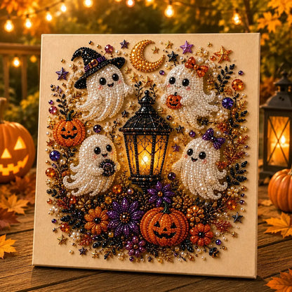 Tiny-Pearl Halloween Craft Kit for Making Playful Spooky Art