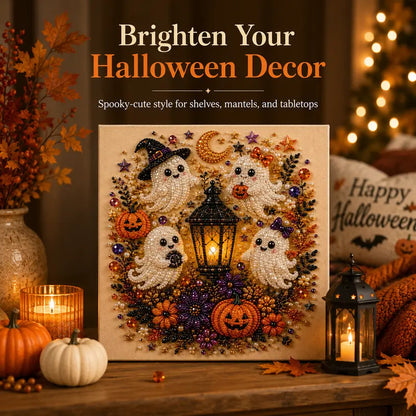 Tiny-Pearl Halloween Craft Kit for Making Playful Spooky Art
