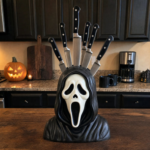 Purpose-Built Horror Knife Block for Everyday Use