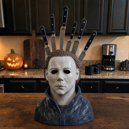 Purpose-Built Horror Knife Block for Everyday Use