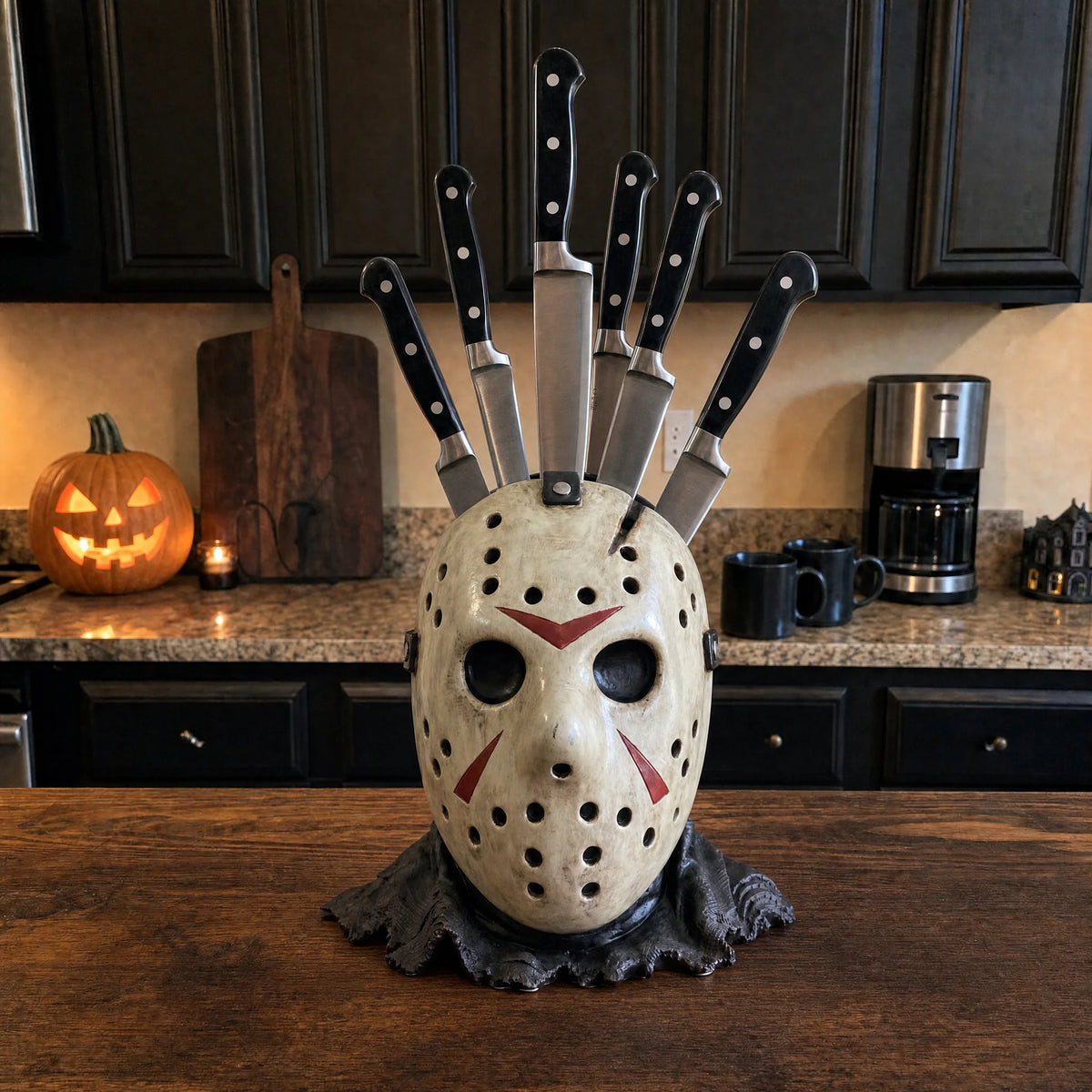 Purpose-Built Horror Knife Block for Everyday Use