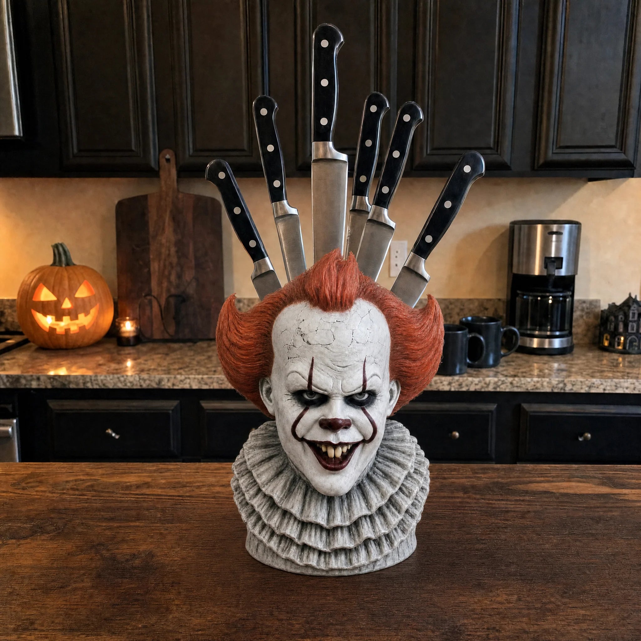 Purpose-Built Horror Knife Block for Everyday Use
