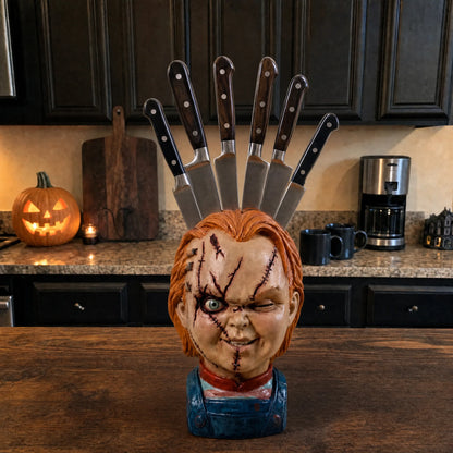 Purpose-Built Horror Knife Block for Everyday Use