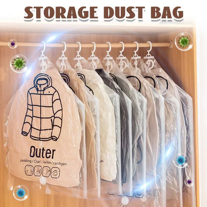 Space-Saving Hanging Vacuum Storage – Folding Needed for Tidy Storage