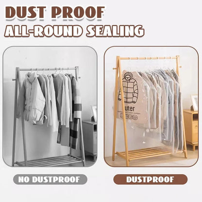 Space-Saving Hanging Vacuum Storage – Folding Needed for Tidy Storage