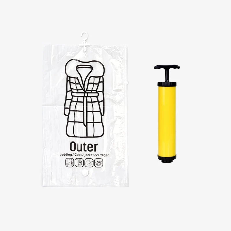 Space-Saving Hanging Vacuum Storage – Folding Needed for Tidy Storage
