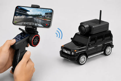 Vehicle-Ready Mini HD FPV Micro Desktop Racing RC Car for Garage Use