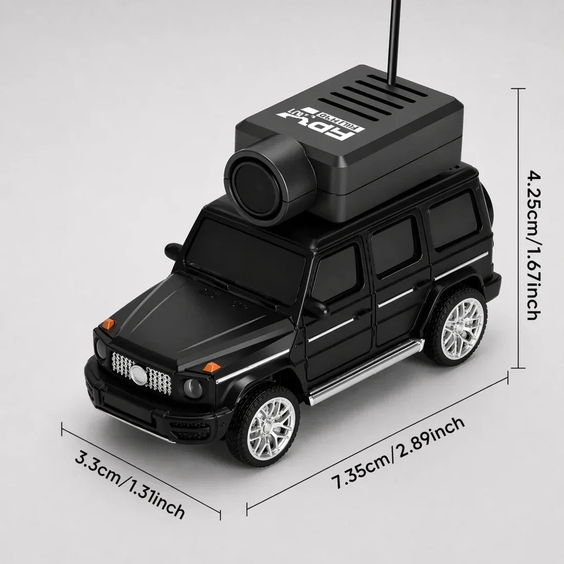 Vehicle-Ready Mini HD FPV Micro Desktop Racing RC Car for Garage Use