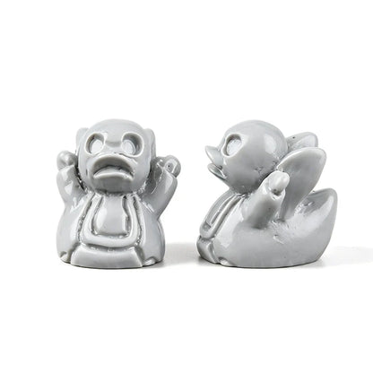Mini Resin Halloween Ducks in Devil, Ghost and Skeleton Designs